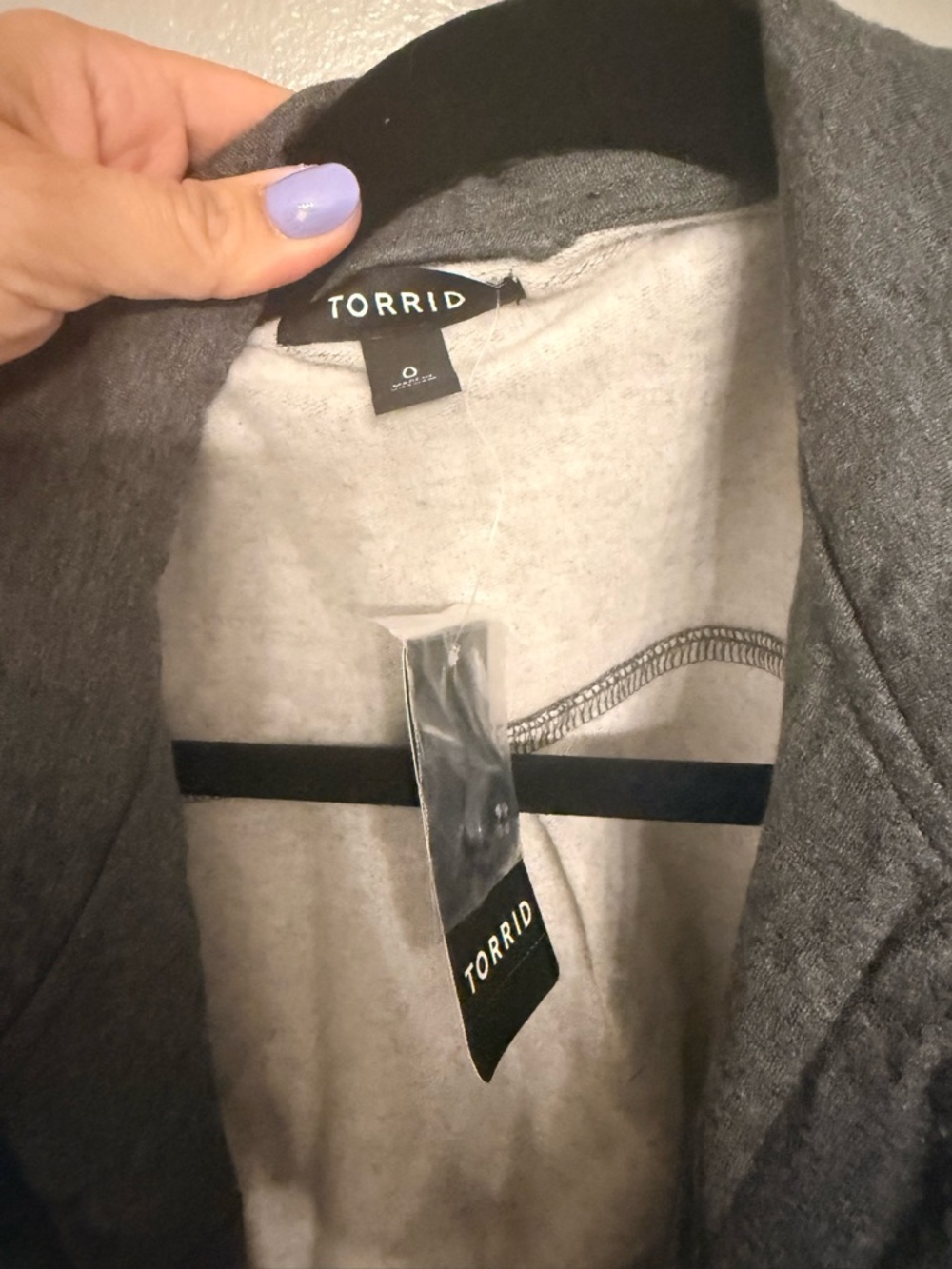 torrid Gray Knit Blazer Jacket - Picture 2 of 6